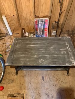 Rustic coffee table
