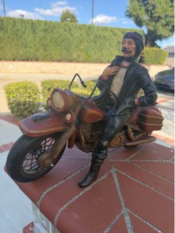 Decorative Vintage Motorcycle Figurine