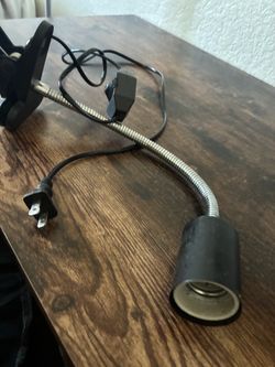 Flexible Reptile Clamp Lamp Fixture with Dimmer Switch