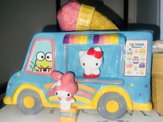 Hello Kitty And Friends ice Cream Truck Cookie Jar