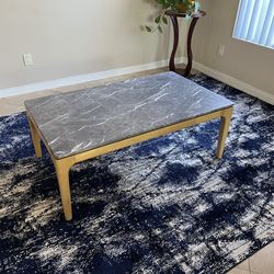Beautiful Brand New Solid Faux Stone Coffee Table