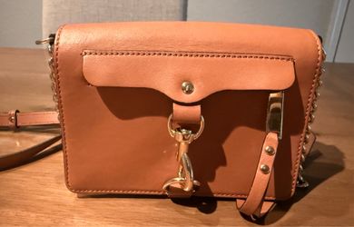 Rebecca Minkoff Leather Crossbody Bag – Cognac