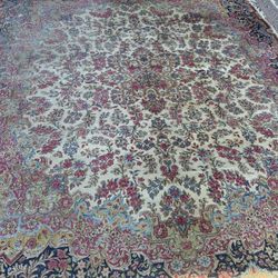 1800s Antique 10 X 12 Beautiful Area Rug