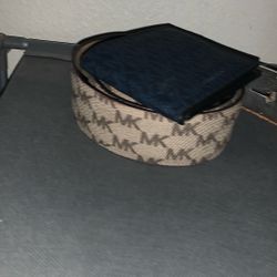 M k Wallet And Belt 