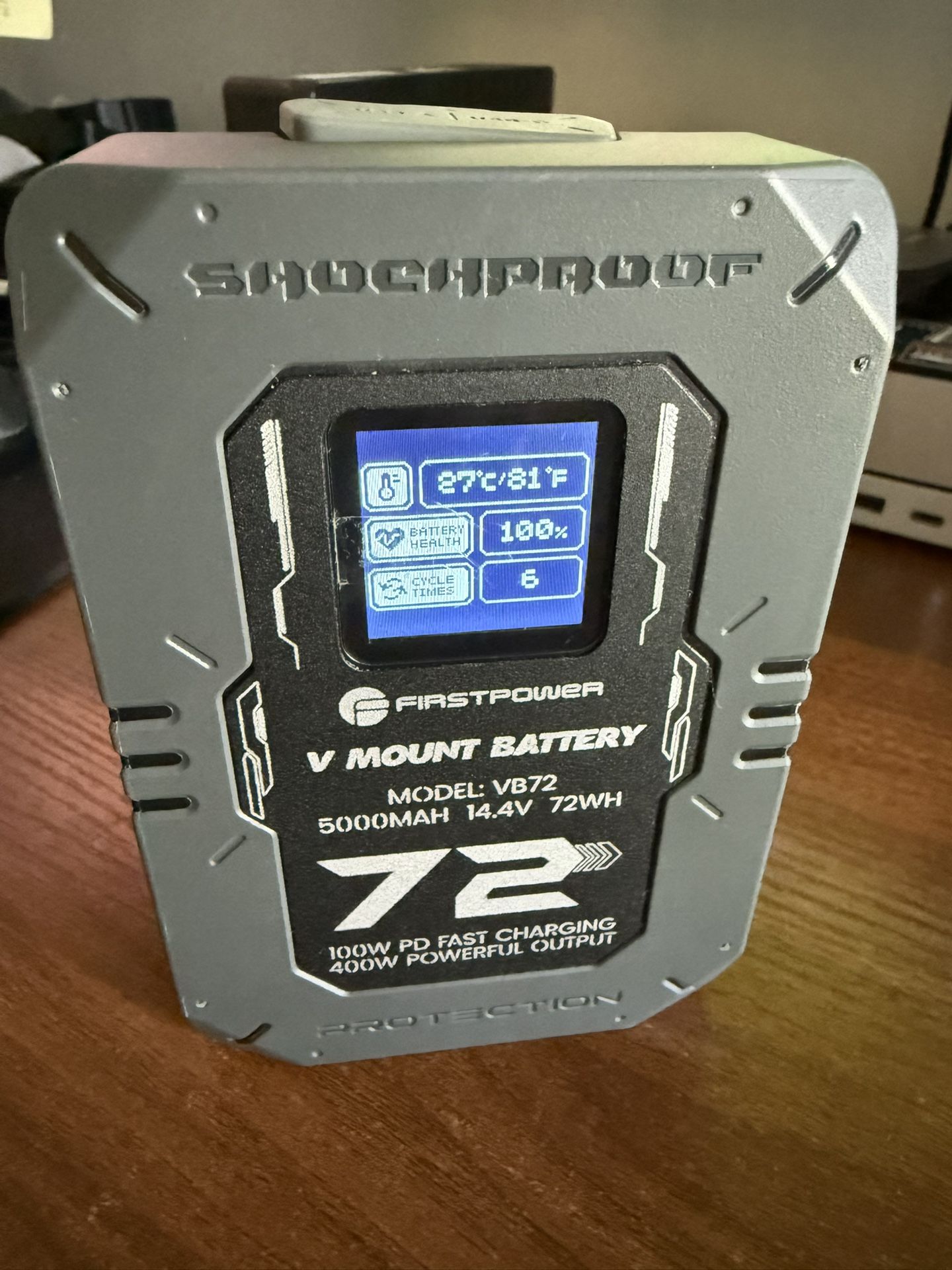 Firstpower V Mount Battery 72wh
