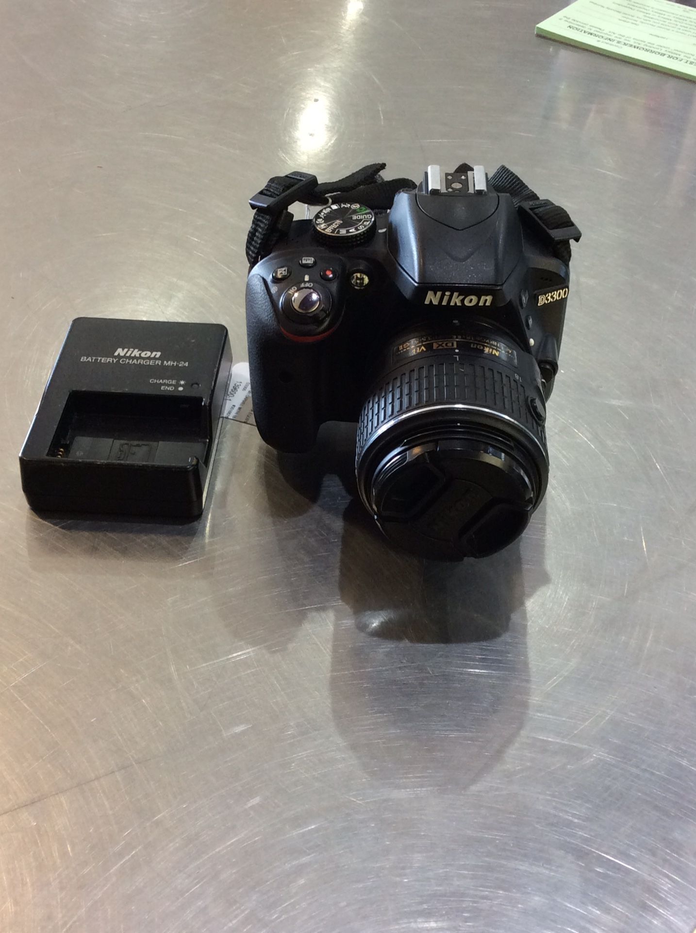 Nikon model D3300 24.2 megapixel digital camera w/lens