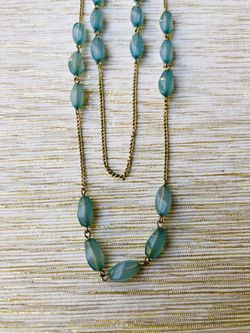 Necklace turquoise color beads