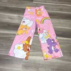 Care Bears straight leg pants size small

