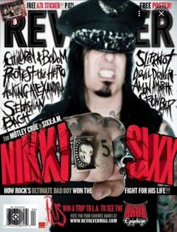 Vintage Revolver Magazine Nikki Sixx