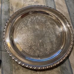 OL Oneida Silver Tray