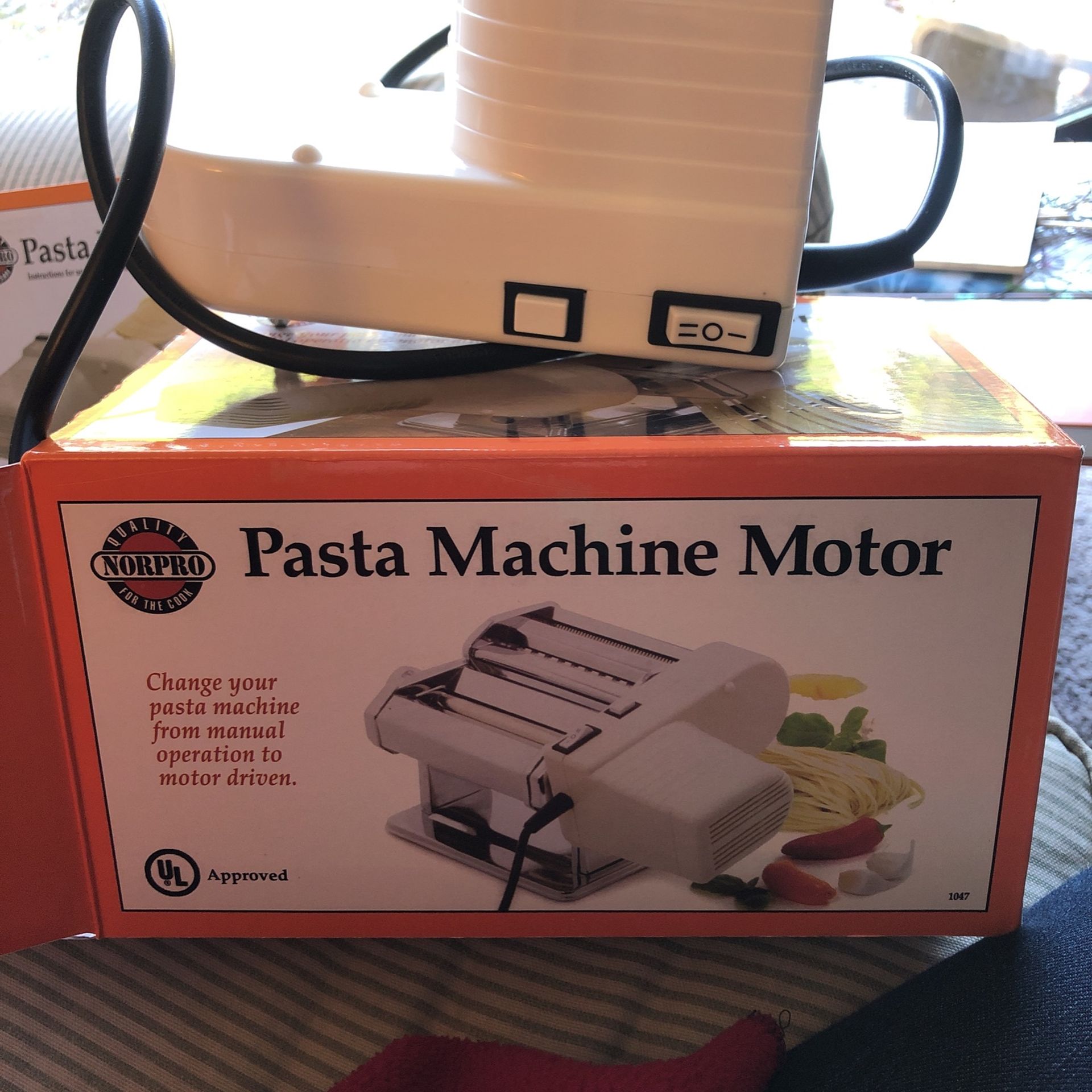 )Norpro Pasta Machine (Pasta machine motor also available see details