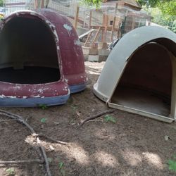 Two Large Doghouses