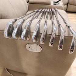 Mizuno MP-67 Iron Set 3-PW Muscle Cut S Stiff Steel Dynamic Gold S300 RH 8 Pcs