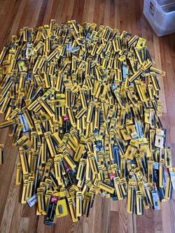 DEWALT BITS, 25 PIECES FOR $50