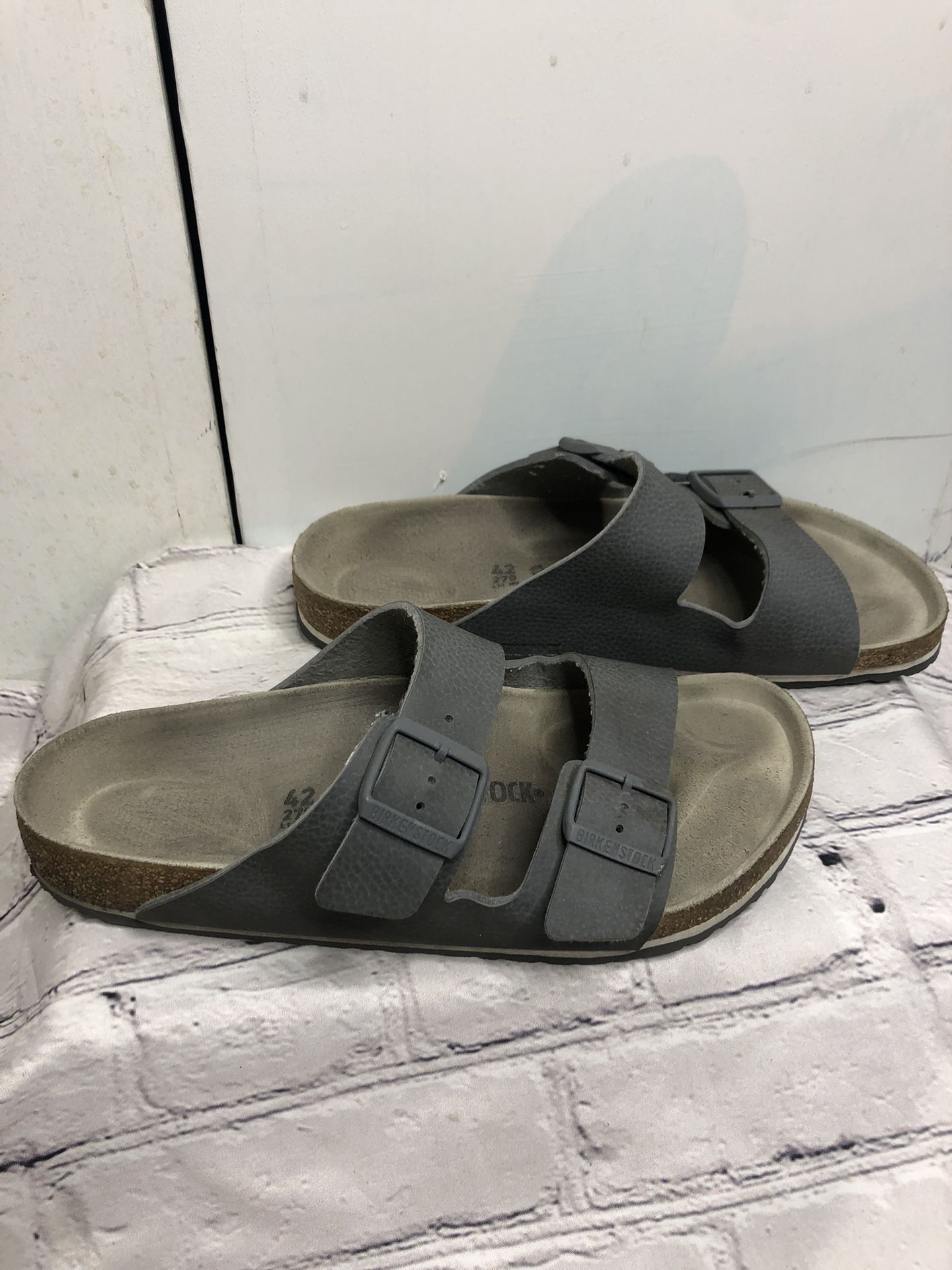 Birkenstock Arizona Lather Sandals Size 42