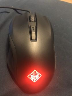 OMEN by HP Wired USB Gaming Mouse 600 (Black/Red)