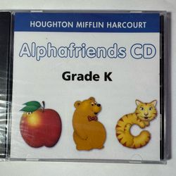 Alphafriends Audio CD Grade K (Journeys) Houghton Mifflin * NEW *