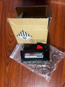 MILWAUKEE BATTERY 6.0Ah NEW M18 18-Volt Lithium-Ion High Output