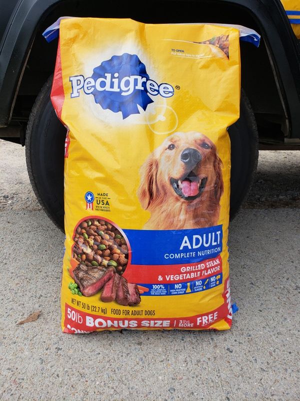 50 Lb Bags Of Pedigree For In West Columbia Sc Offerup