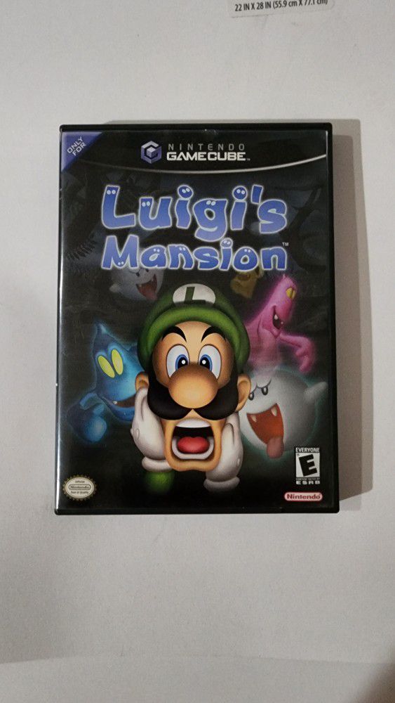 Vintage LUIGIS MANSION GameCube 