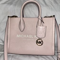 Michael Kors Mirella Small Crossbody Pink Tote 