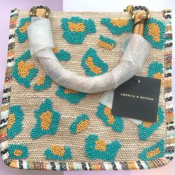 America & Beyond Beaded Tote Bag | New with Tags ✨👜