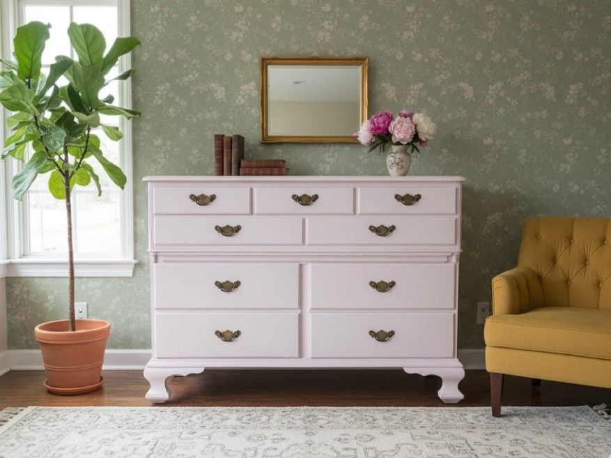 Drawer Wood Dresser
