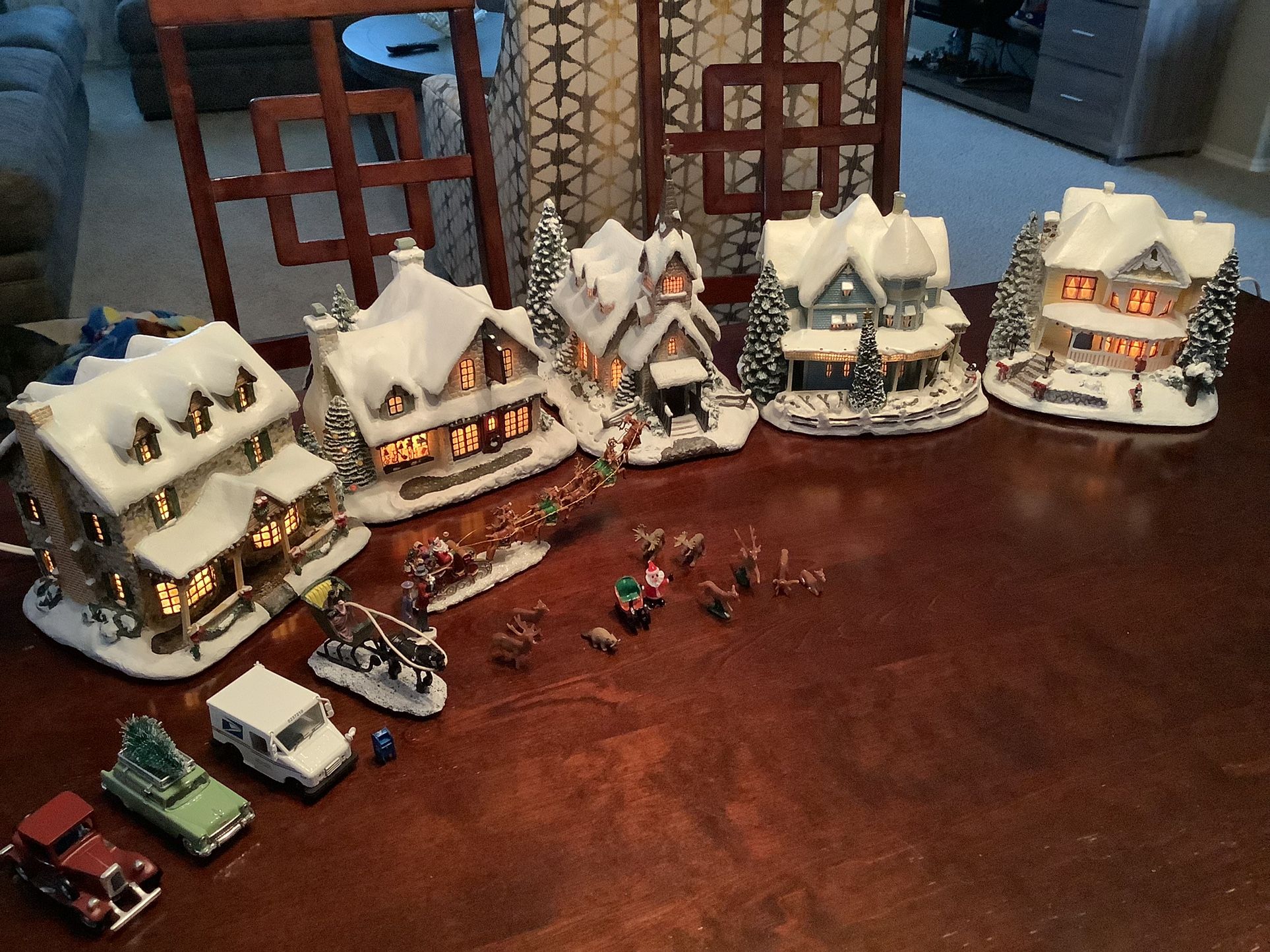 Thomas KinKade Christmas village