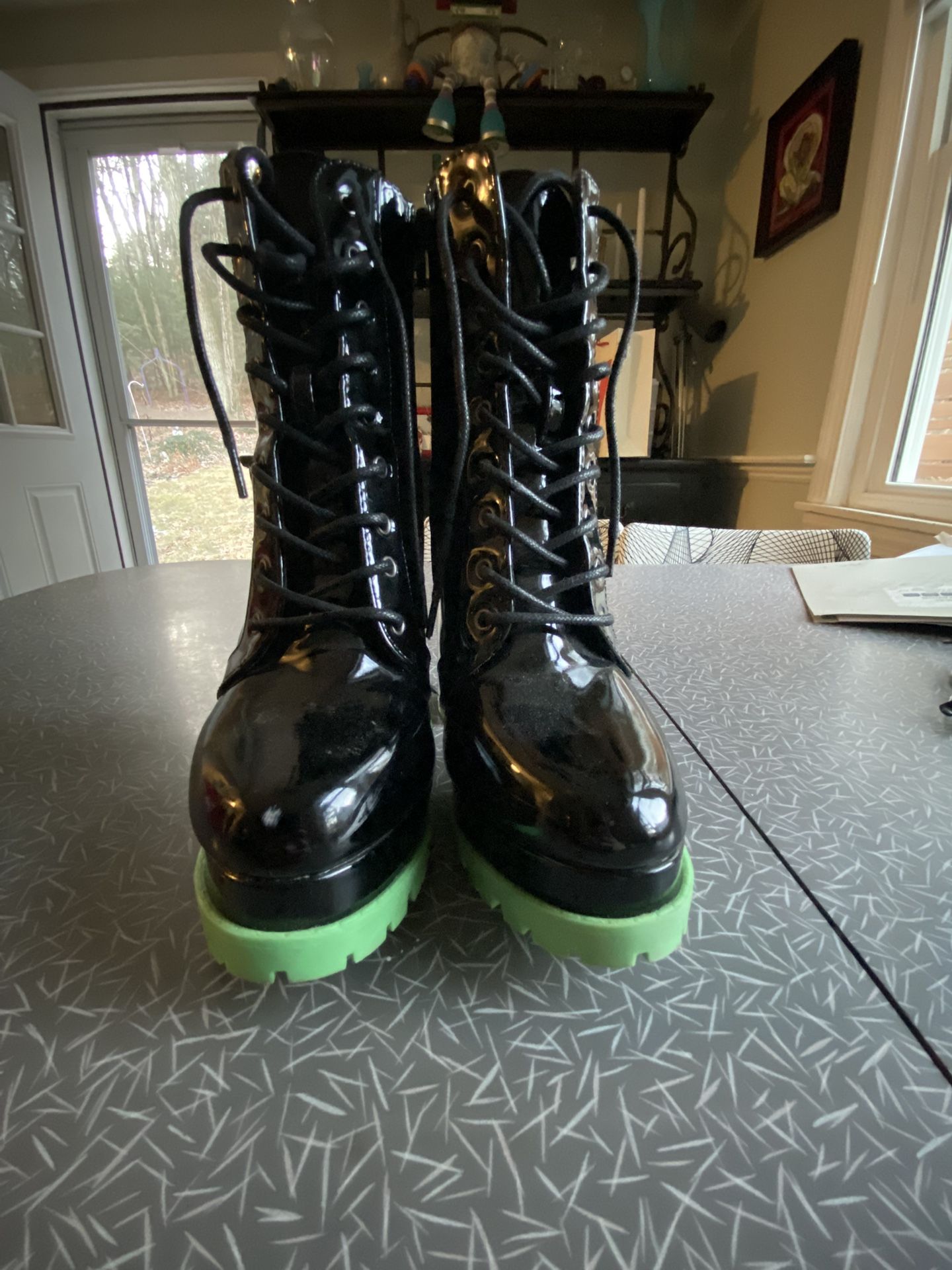 Latex High Heels