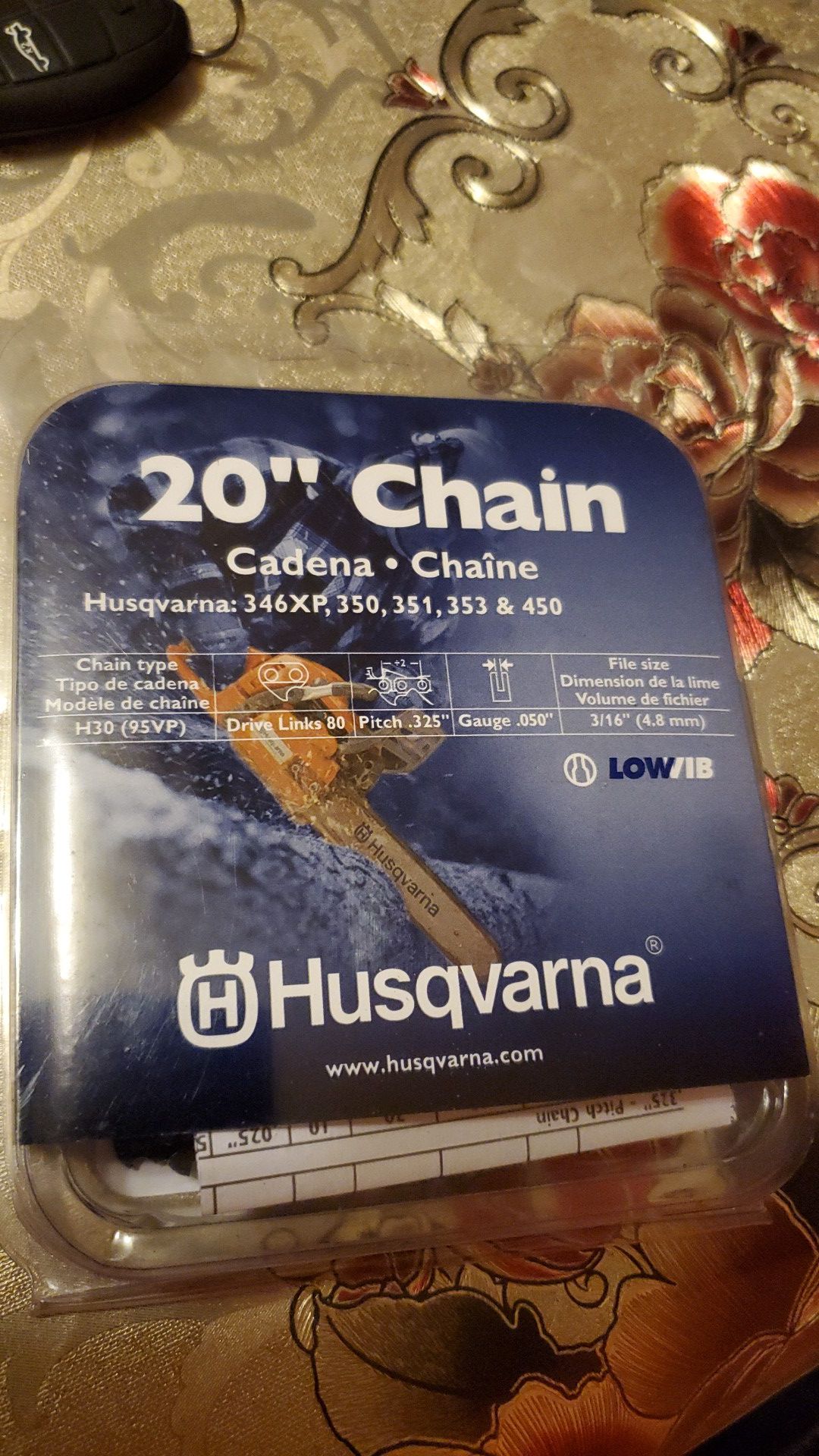 20 in chain(chainsaw)