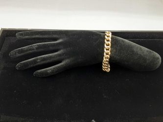 Cuban Link Bracelet - Yellow Gold 10k (.417) 21.2 grams 7 inch