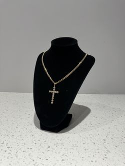 Diamond cross pendant
