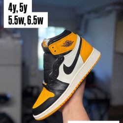 Air Jordan 1 “Taxi” Sizes 4y And 5y