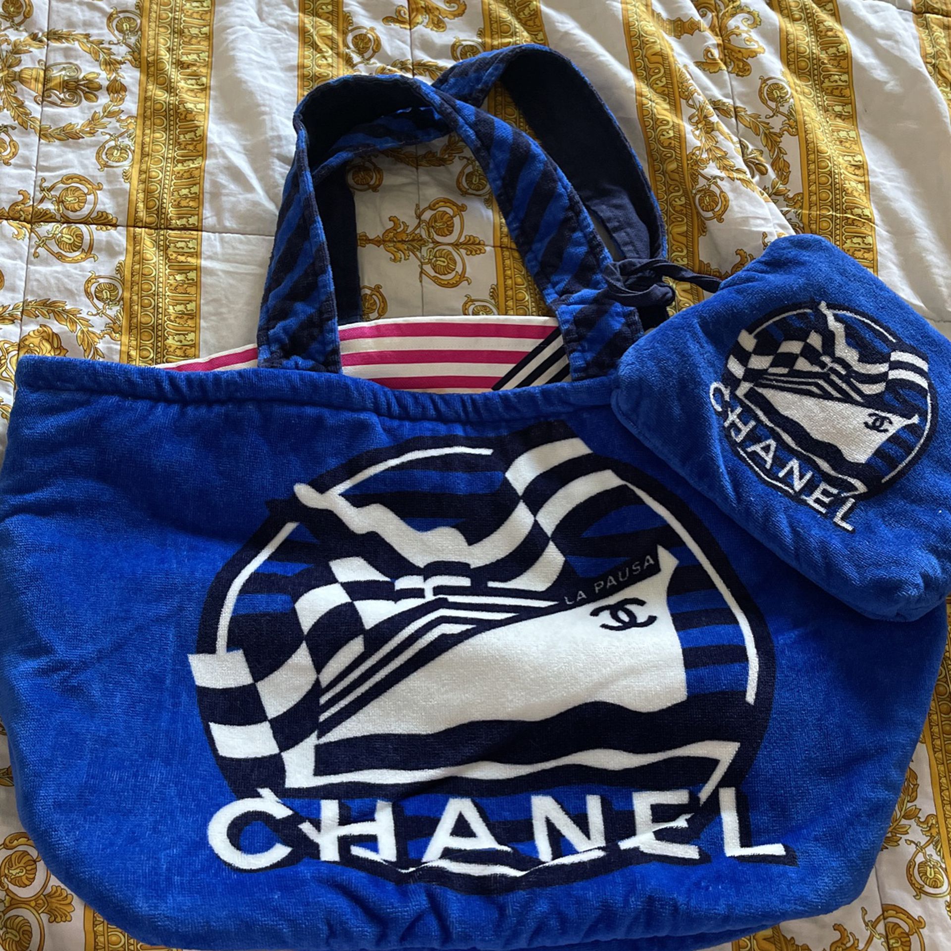 Chanel Double Sided blue Bag for Sale in Carlsbad, CA - OfferUp