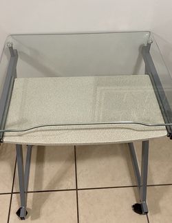 Computer Desk With a Slide One