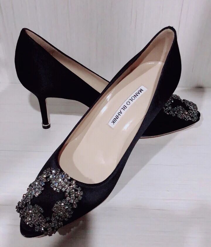 Manolo Blahnik Heels Black 38