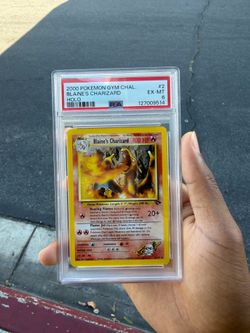 2000 Pokémon Gym Challenge Blaine’s Charizard Holo #PSA 6 EX MT