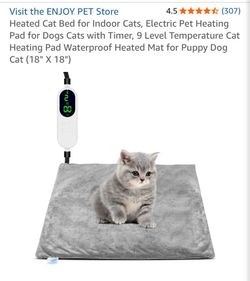 Electric Pet Heating Pad with Timer