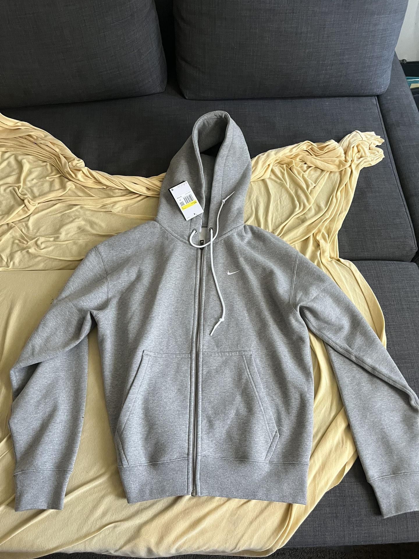 Nike Loose Fit Grey Zip Up