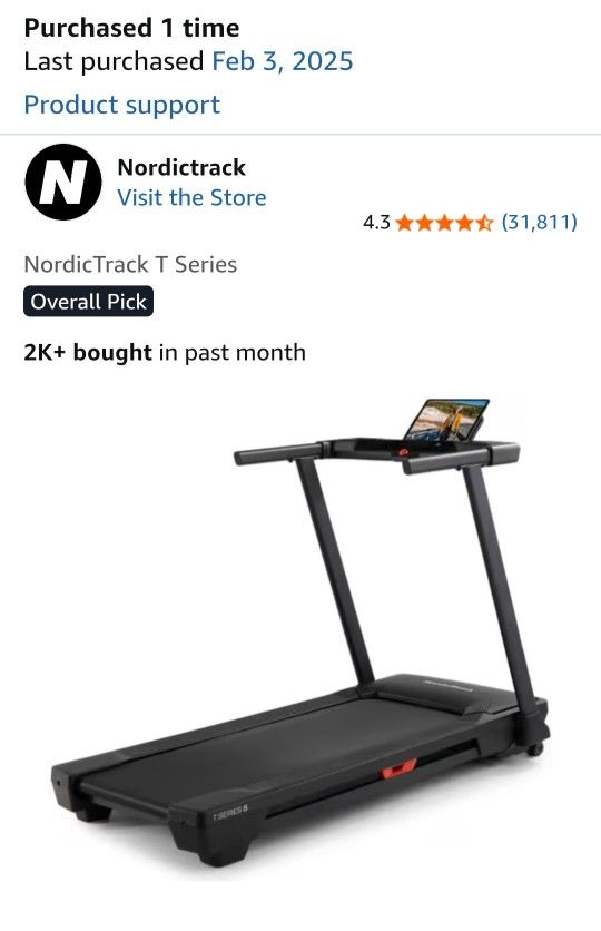 Nordic Trac Treadmill 