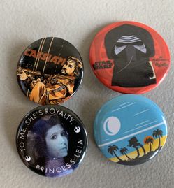 4 Star Wars Buttons