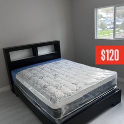 Full size pillow top bamboo brand mattress new