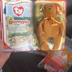 Ty Teanie Beanie Babies (Osito And Germania 