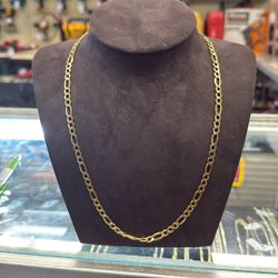 14KT Hollow Figaro Chain 40113-1
