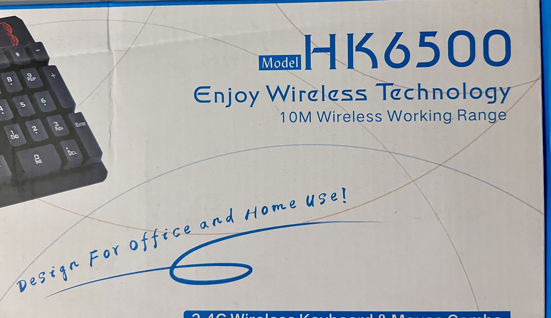 Wireless keyboard and mouse