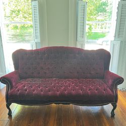 Antique Camelback Sofa