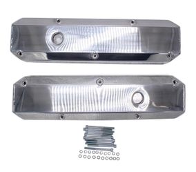 Fabricated Valve Covers Tall Polished