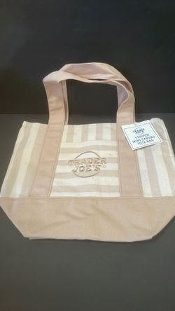Trader Joe’s Mini Striped Canvas Tote
