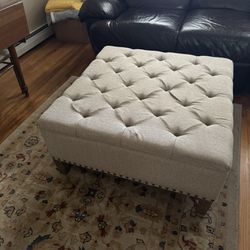 Quilted Ottoman $75 Or BO!