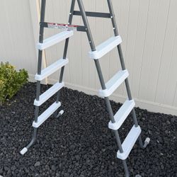 Pool ladder for 48 inch above the ground pools. 